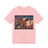 Red Tyrannosaurus Megazord Jurassic Tee Super Sentai T Shirt Custom Graphic Art Cosplay Shirts Rangers Retro Vintage 90s