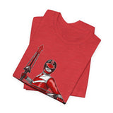 Time Red Tee Super Sentai T Shirt Custom Graphic Art Cosplay Shirts Rangers Retro Vintage 90s