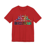 Bioman Tee Custom Graphic Art Cosplay Shirts Rangers Retro Vintage 90s