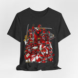 Sentai Red Tee  Custom Graphic Art Cosplay Shirts Rangers Retro Vintage 90s