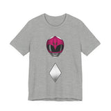Zyuranger Pink Helmet Tee Super Sentai T Shirt Custom Graphic Art Cosplay Shirts Rangers Retro Vintage 90s Tee