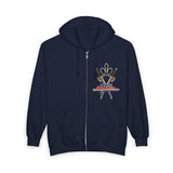 Shinkenger Full Zip Hoodie Custom Graphic Art Cosplay Shirts Rangers Retro Vintage 90s