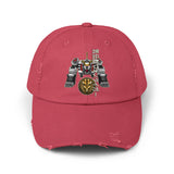 Diaranger Qi Beast Mecha Distressed Hat Super Sentai T Shirt Custom Graphic Art Cosplay Shirts  Retro Vintage 90s