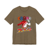 Boonboomger Red Tee Custom Graphic Art Cosplay Shirts Rangers Retro Vintage 90s
