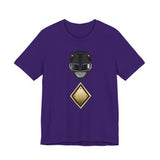 Black Shield Tee Super Sentai T Shirt Custom Graphic Art Cosplay Shirts Rangers Retro Vintage 90s