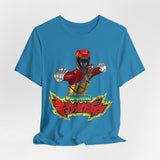 Kyoryuger Red Tee Super Sentai T Shirt Custom Graphic Art Cosplay Shirts Rangers Retro Vintage 90s