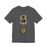White Helmet Tee Custom Graphic Art Cosplay Shirts Rangers Retro Vintage 90s