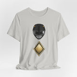 Black Shield Tee Super Sentai T Shirt Custom Graphic Art Cosplay Shirts Rangers Retro Vintage 90s