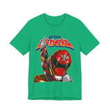 Gokai Homage Tee Custom Graphic Art Cosplay Shirts Rangers Retro Vintage 90s