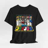 Dairanger Team Colors Tee Super Sentai T Shirt Custom Graphic Art Cosplay Shirts Power Rangers Retro Vintage 90s