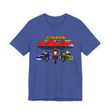 Zyuranger Bikes Tee Super Sentai T Shirt Custom Graphic Art Cosplay Shirts Power Rangers Retro Vintage 90s