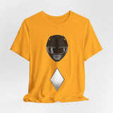 Black Helmet Tee Custom Graphic Art Cosplay Shirts Rangers Retro Vintage 90s
