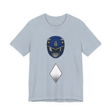 Blue Helmet Tee Super Sentai T Shirt Custom Graphic Art Cosplay Shirts Rangers Retro Vintage 90s