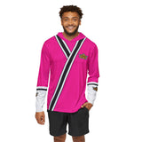 Shinkenger Pink Hoodie (Full Print) Lightweight, Breathable, workout, pull over, fitness Hoodie Super Sentai Custom