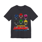 Zyuranger Team Tee Custom Graphic Art Cosplay Shirts Rangers Retro Vintage 90s