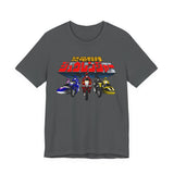 Zyuranger Bikes Tee Super Sentai T Shirt Custom Graphic Art Cosplay Shirts Power Rangers Retro Vintage 90s