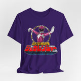 Pink Zyuranger Tee Super Sentai T Shirt Custom Graphic Art Cosplay Shirts Rangers Retro Vintage 90s