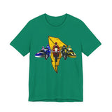 Battle Bikes Vintage Style Tee Super Sentai T Shirt Custom Graphic Art Cosplay Shirts Rangers Retro Vintage 90s