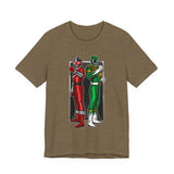 BFF Rangers Tee  Custom Graphic Art Cosplay Shirts Rangers Retro Vintage 90s