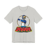 Blue Dairanger Tee  Custom Graphic Art Cosplay Shirts Rangers Retro Vintage 90s