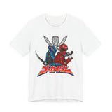 Gokaiger Gokai Red/Blue Tee Super Sentai T Shirt Custom Graphic Art Cosplay Shirts Rangers Retro Vintage 90s