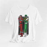 BFF Rangers Tee  Custom Graphic Art Cosplay Shirts Rangers Retro Vintage 90s