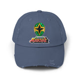 Hurricanenger Green Distressed Hat Super Sentai T Shirt Custom Graphic Art Cosplay Shirts Rangers Retro Vintage 90s