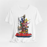 Zyuranger Mecha Tee Custom Graphic Art Cosplay Shirts Rangers Retro Vintage 90s