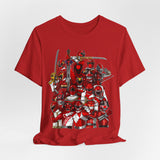 Sentai Red Tee  Custom Graphic Art Cosplay Shirts Rangers Retro Vintage 90s