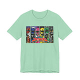 Gokaiger Roll Call Tee Custom Graphic Art Cosplay Shirts Rangers Retro Vintage 90s
