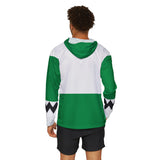 Gingaman Green Hoodie (Full Print) Super Sentai Custom Lightweight, Breathable, Workout, Pull over, Fitness, Retro