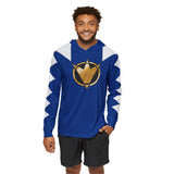 Abaranger Blue Hoodie (Full Print) Super Sentai Lightweight, Breathable, workout, pull over, fitness Hoodie Super Sentai Custom