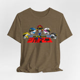 Jetman Team Tee Super Sentai T Shirt Custom Graphic Art Cosplay Shirts  Retro Vintage 90s