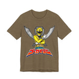 Gokai Yellow Tee Super Sentai T Shirt Custom Graphic Art Cosplay Shirts Rangers Retro Vintage 90s