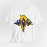 Battle Bikes Vintage Style Tee Super Sentai T Shirt Custom Graphic Art Cosplay Shirts Rangers Retro Vintage 90s