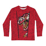 Abaranger Red Long Sleeve Shirt (Full Print) Custom Graphic Art Cosplay Shirts Rangers Retro Vintage 90s