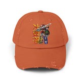 Zyuranger Daizyujin Distressed Hat Super Sentai T Shirt Custom Graphic Art Cosplay Shirts  Retro Vintage 90s