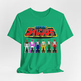 Dairanger keys Tee Super Sentai T Shirt Custom Graphic Art Cosplay Shirts Rangers Retro Vintage 90s