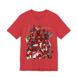 Sentai Front and Back Tee  Custom Graphic Art Cosplay Shirts Rangers Retro Vintage 90s