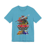 Zyuranger Mechas Tee  Custom Graphic Art Cosplay Shirts Rangers Retro Vintage 90s
