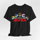 Jetman Team Tee Super Sentai T Shirt Custom Graphic Art Cosplay Shirts  Retro Vintage 90s