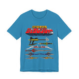 Ranger Gear Tee Super Sentai T Shirt Custom Graphic Art Cosplay Shirts Rangers Retro Vintage 90s