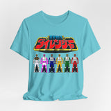 Dairanger keys Tee Super Sentai T Shirt Custom Graphic Art Cosplay Shirts Rangers Retro Vintage 90s