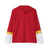 Gaoranger Gao Red Hoodie (Full Print) Lightweight, Breathable, workout, pull over, fitness Hoodie Super Sentai Custom