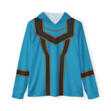 Magiranger Blue Hoodie (Full Print) Lightweight, Breathable, workout, pull over, fitness Hoodie Super Sentai Custom