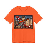 Red Tyrannosaurus Megazord Jurassic Tee Super Sentai T Shirt Custom Graphic Art Cosplay Shirts Rangers Retro Vintage 90s