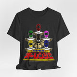 Ohranger Tee Super Sentai T Shirt Custom Graphic Art Cosplay Shirts Rangers Retro Vintage 90s