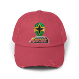 Hurricanenger Green Distressed Hat Super Sentai T Shirt Custom Graphic Art Cosplay Shirts Rangers Retro Vintage 90s