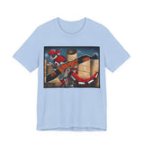 Red Tyrannosaurus Megazord Jurassic Tee Super Sentai T Shirt Custom Graphic Art Cosplay Shirts Rangers Retro Vintage 90s