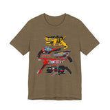 Sentai Blasters Tee Super Sentai T Shirt Custom Graphic Art Cosplay Shirts  Retro Vintage 90s